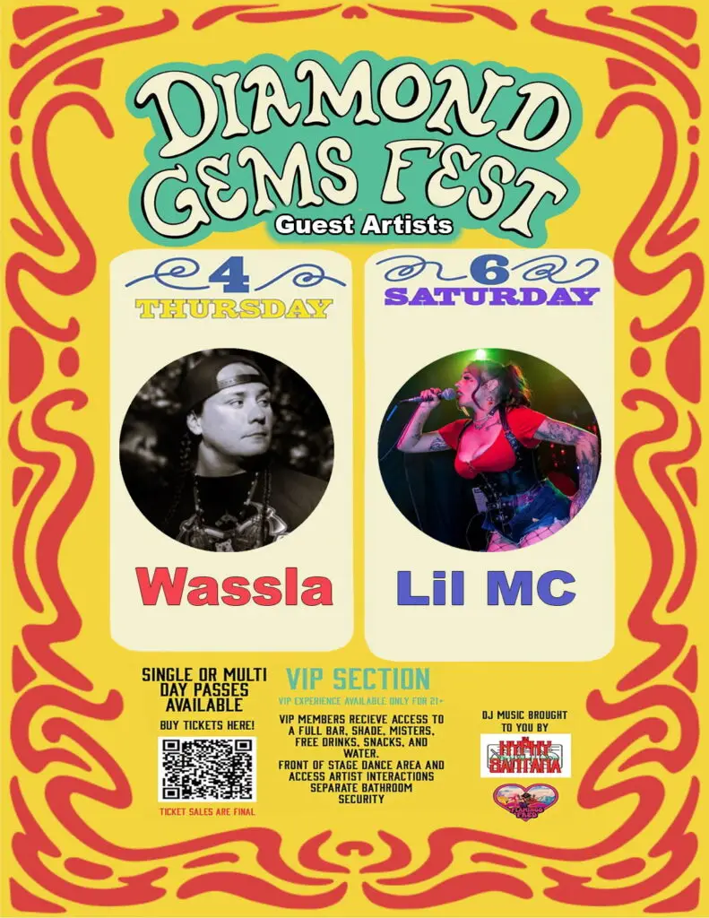 Tiny Might Strong Diamond Gems Fest Tulelake Butte Valley Fair Music Festival: Guest Artists: Wassla and Lil MC